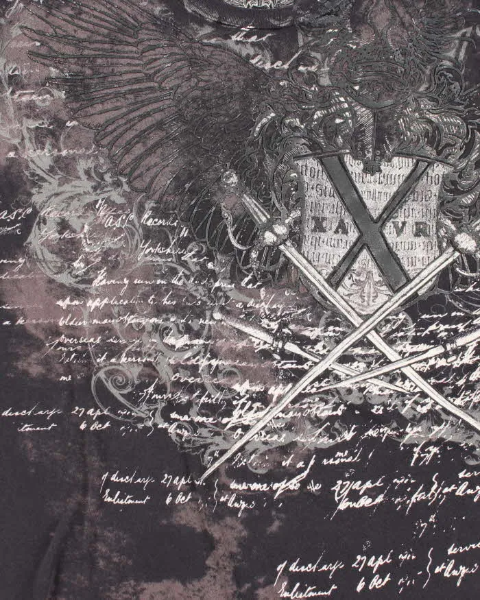 Vintage Y2K Xzavier Unlimited All Over Print Gothic T-Shirt - L sold by Rokit product image thumbnail 3