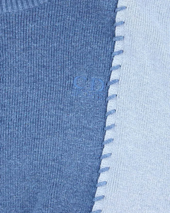 Vintage 80's Christian Dior Sports Two Tone Tank Knit Sweater - L sold by Rokit product image thumbnail 5