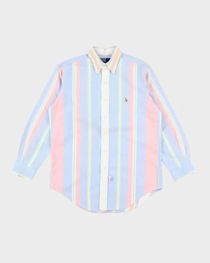 Vintage Ralph Lauren Stripe Long Sleeve Shirt - L sold by Rokit