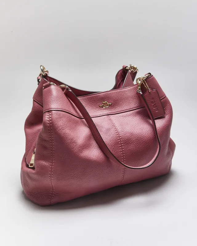 Vintage Y2k 00s Coach Leather Handbag sold by Rokit