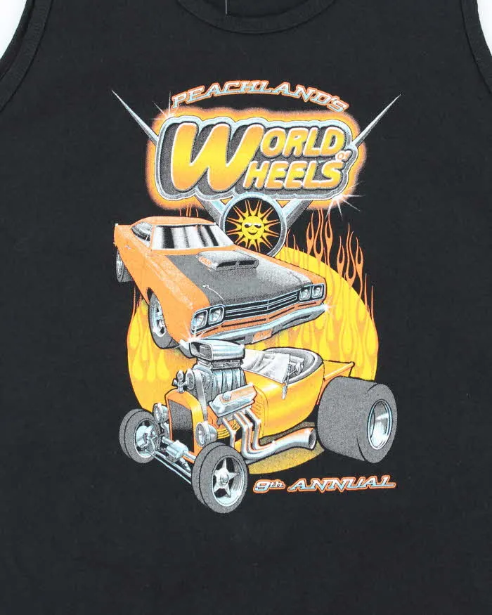 Vintage 90's World Wheels Car Show Graphic Vest - L sold by Rokit product image thumbnail 3