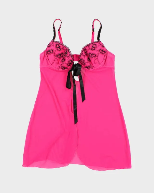 Vintage Y2k 00s Evie Mesh Tie Front Cami - S sold by Rokit