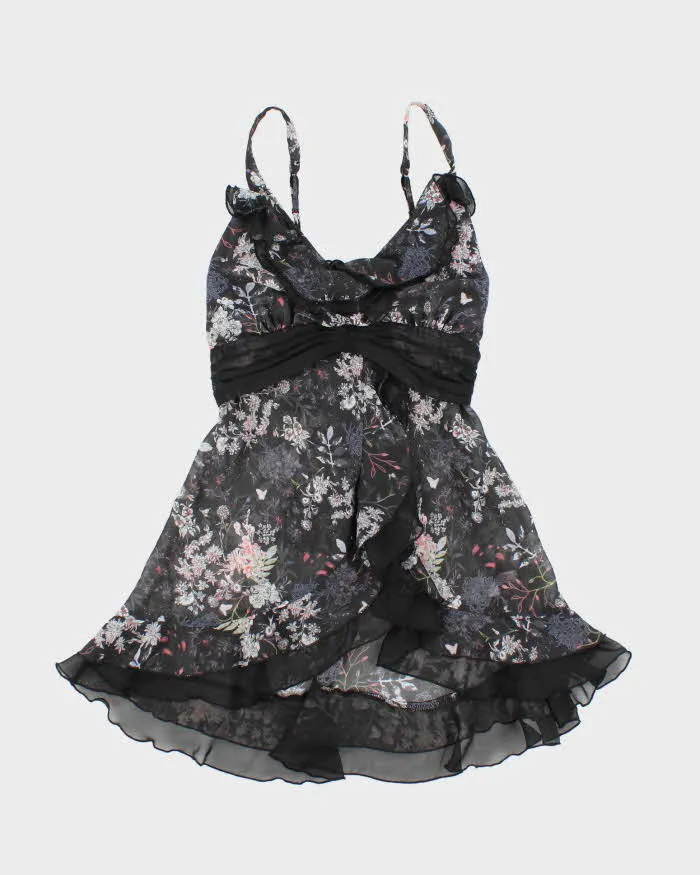 Vintage Y2k 00s La Vie En Rose Floral Cami - S sold by Rokit