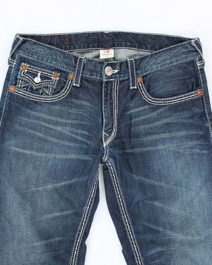 Vintage Y2K True Religion Dark Wash Relaxed Fit Jeans - W36 L29 sold by Rokit product image thumbnail 3