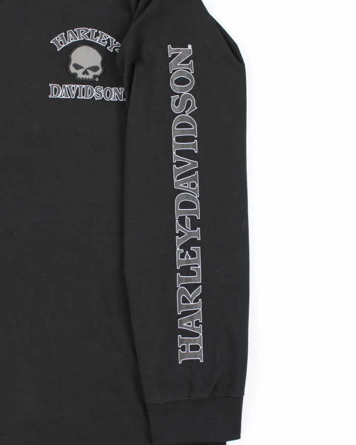 Men's Harley Davidson Long Sleeve Black Cotton Shirt - XXL sold by Rokit product image thumbnail 4