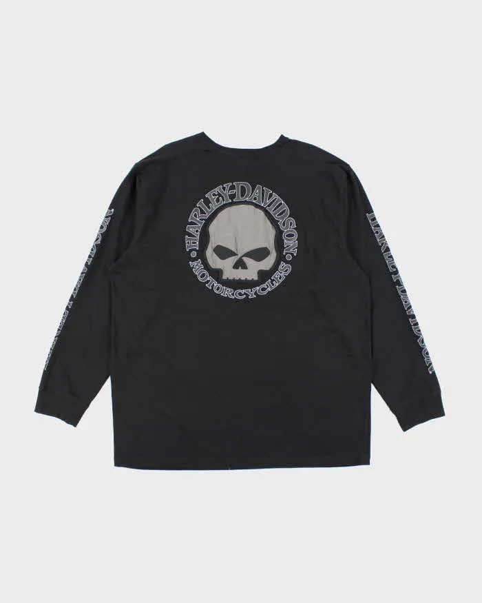 Men's Harley Davidson Long Sleeve Black Cotton Shirt - XXL sold by Rokit product image thumbnail 2