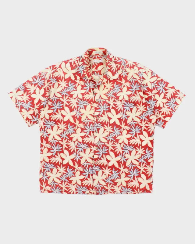 Vintage 2000's Pierre Cardin Floral All Over Print Hawaiian Shirt - L sold by Rokit