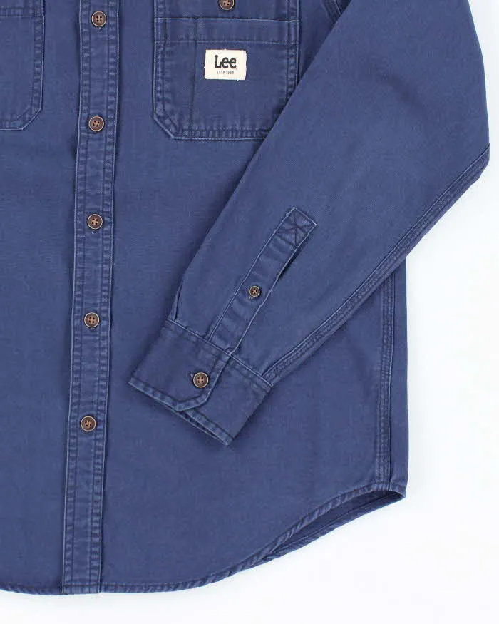 Vintage 90's Lee Heavyweight Long Sleeve Button Up Shirt - S sold by Rokit product image thumbnail 4