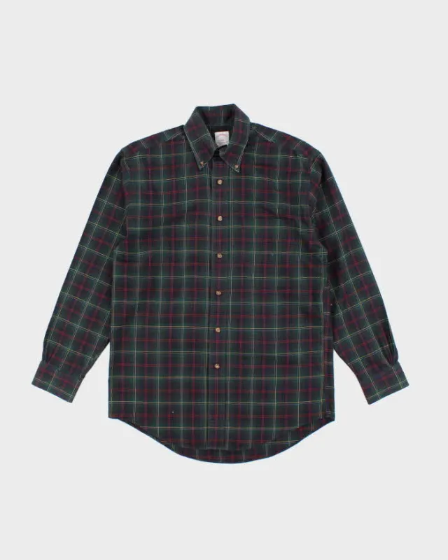 Vintage Brooks Brothers Check Long Sleeve Shirt - S sold by Rokit
