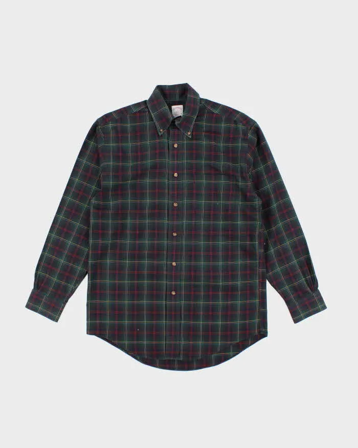 Vintage Brooks Brothers Check Long Sleeve Shirt - S sold by Rokit