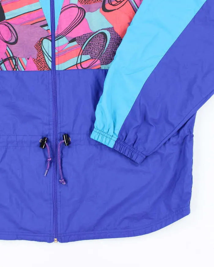 Vintage 90's Reebok Patterned Windbreaker Parka Jacket - L sold by Rokit product image thumbnail 4