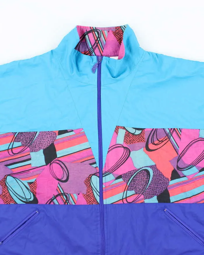 Vintage 90's Reebok Patterned Windbreaker Parka Jacket - L sold by Rokit product image thumbnail 3
