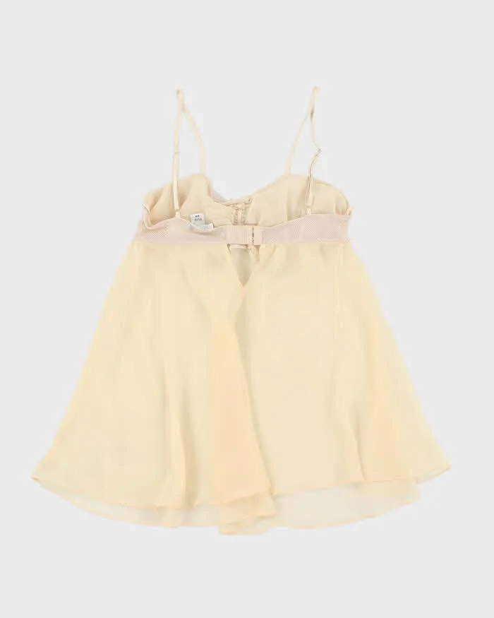 Vintage Y2k 00s LA Senza Mesh Cami - M sold by Rokit product image thumbnail 2