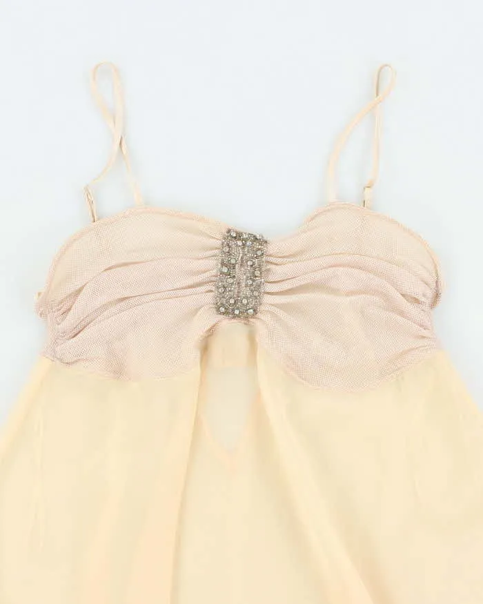 Vintage Y2k 00s LA Senza Mesh Cami - M sold by Rokit product image thumbnail 3