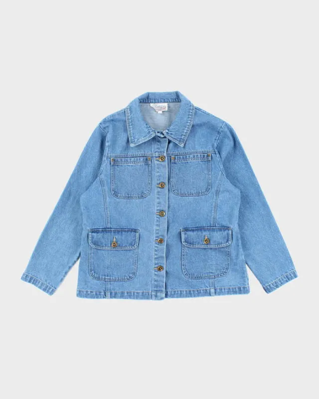Vintage 90's Tradition Denim Button Up Work Jacket - L sold by Rokit