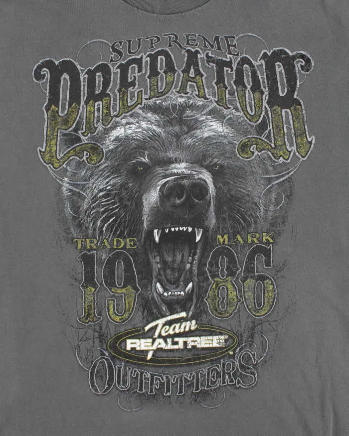 Vintage Y2K Supreme Predator Team Real Tree Graphic T-Shirt - XL sold by Rokit product image thumbnail 3