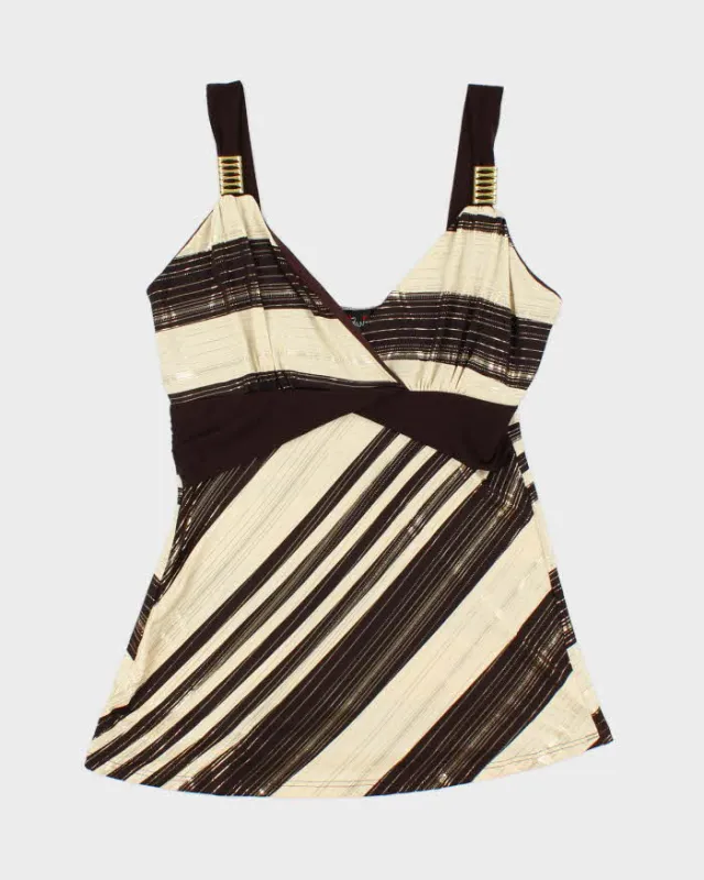 Vintage Y2k 00s Gidani Stripe Cami - S sold by Rokit