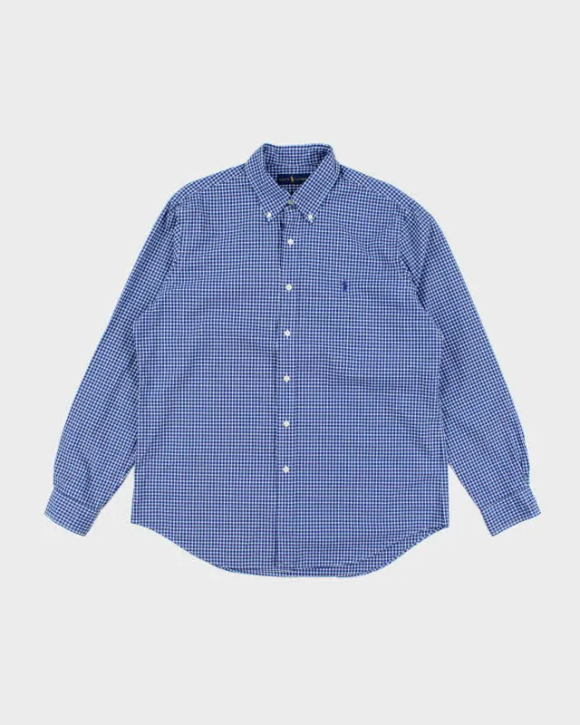 Vintage Ralph Lauren Check Long Sleeve Shirt - L sold by Rokit
