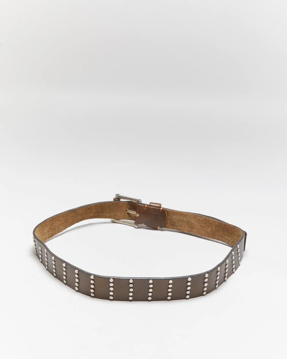 Vintage Hugo Boss Studded Leather Belt - W34-W39 sold by Rokit product image thumbnail 3
