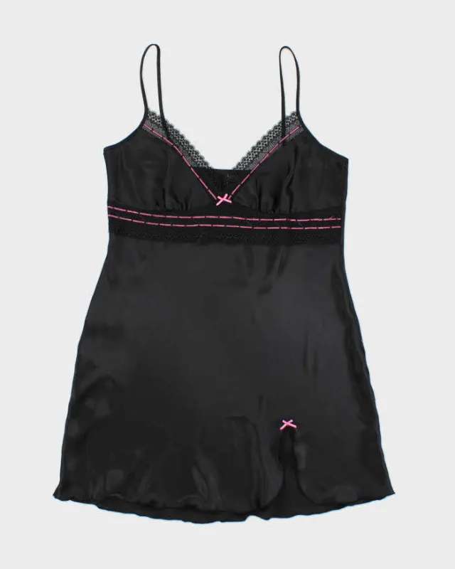 Donna Vintage 1990s Black Slip - M made by Rokit