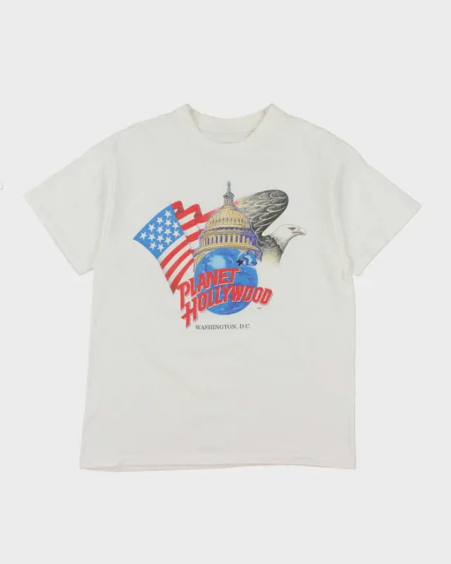 Vintage 90's Planet Hollywood Washington Single Stitch T-Shirt - M sold by Rokit