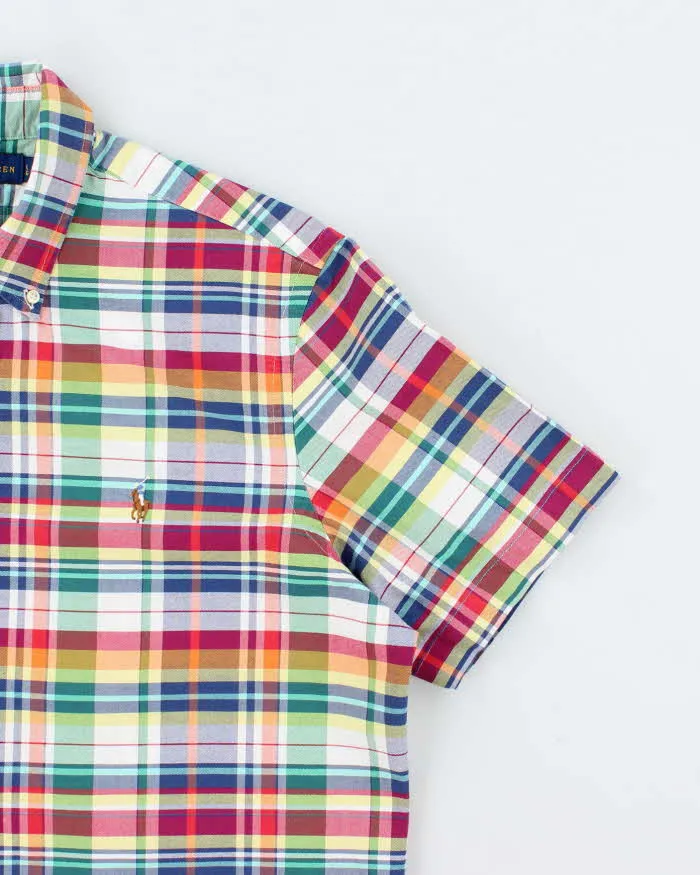 Vintage Ralph Lauren Short Sleeve Check Shirt - L sold by Rokit product image thumbnail 4