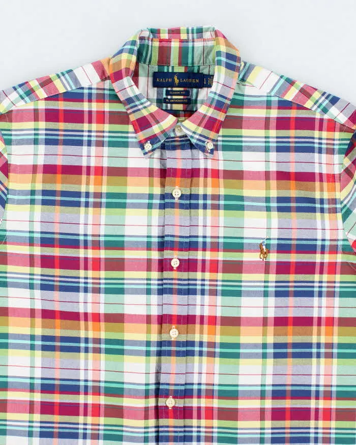 Vintage Ralph Lauren Short Sleeve Check Shirt - L sold by Rokit product image thumbnail 3