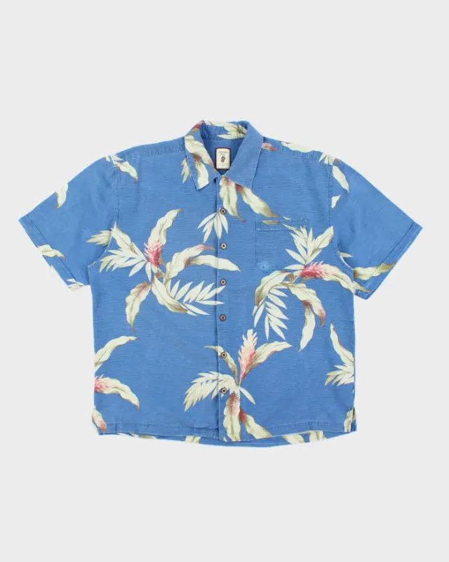 Vintage Jamaica Jaxx Floral Print Lightweight Hawaiian Shirt - XL sold by Rokit