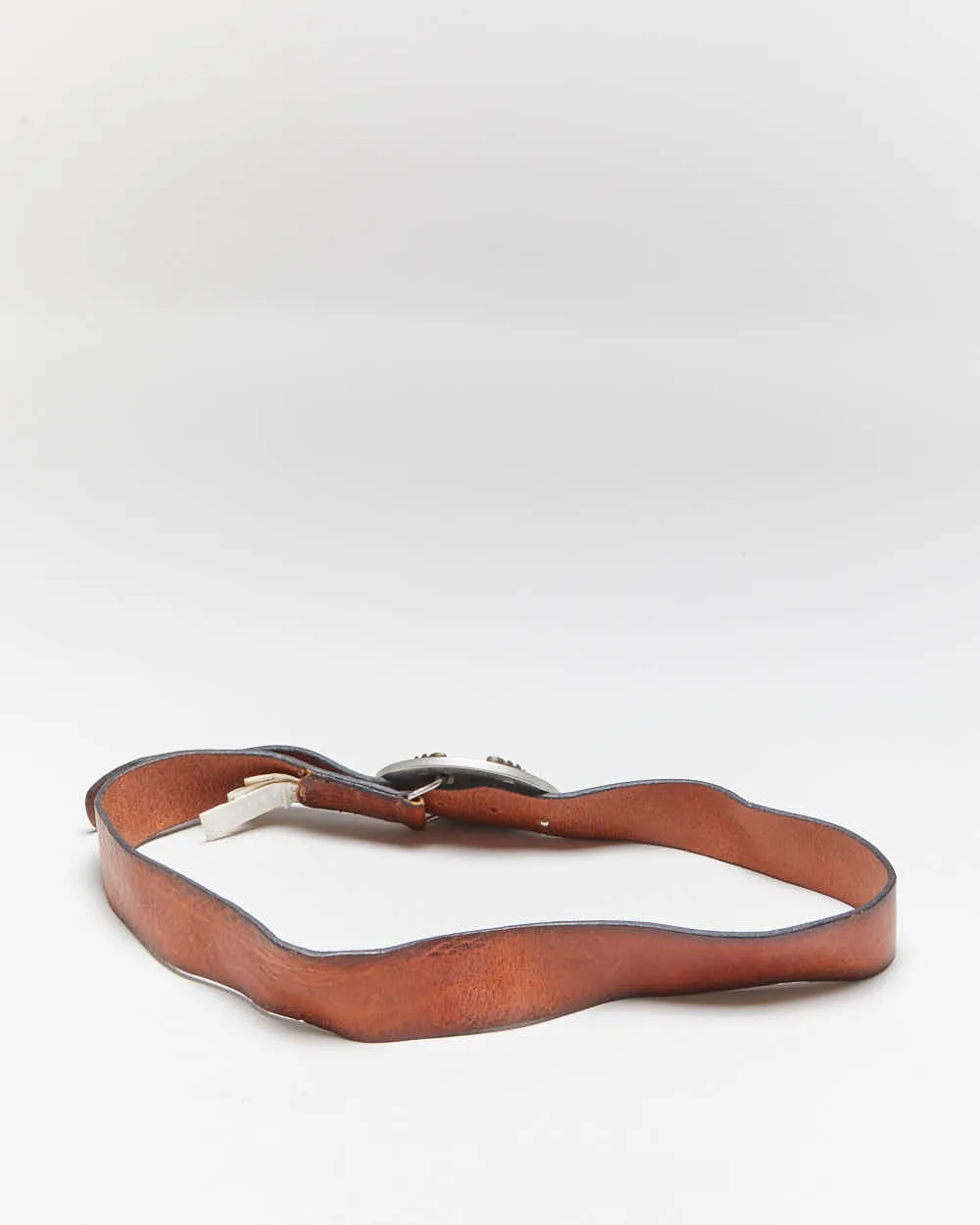 Vintage Diesel Chunky Buckle Leather Belt - W32-W36 sold by Rokit product image thumbnail 3