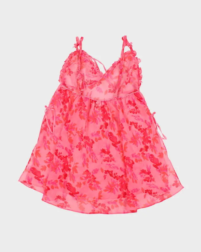 Vintage Y2k 00s La Vie En Rose Mesh Cami - L sold by Rokit product image thumbnail 2