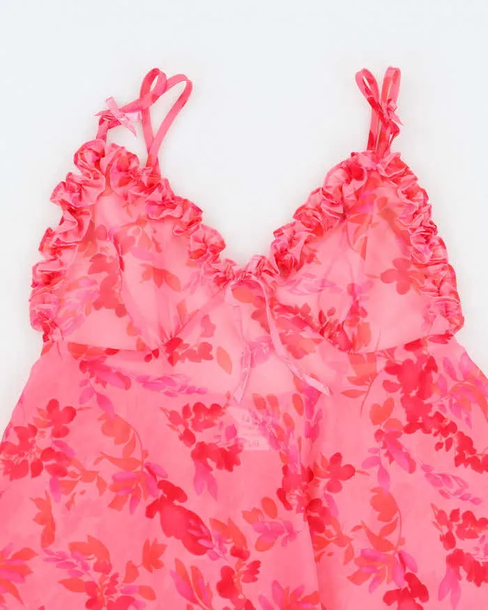 Vintage Y2k 00s La Vie En Rose Mesh Cami - L sold by Rokit product image thumbnail 3