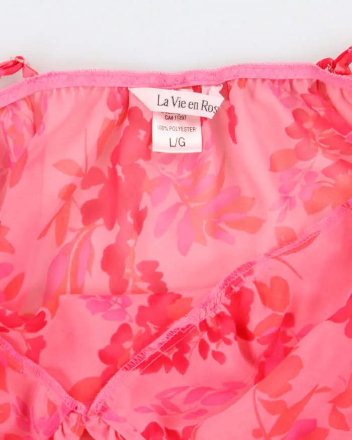 Vintage Y2k 00s La Vie En Rose Mesh Cami - L sold by Rokit product image thumbnail 5