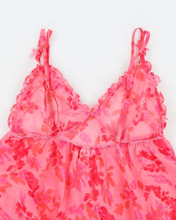 Vintage Y2k 00s La Vie En Rose Mesh Cami - L sold by Rokit product image thumbnail 4