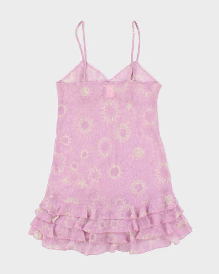 La Vie En Rose Lilac Purple Floral Lingerie Slip - M sold by Rokit product image thumbnail 2