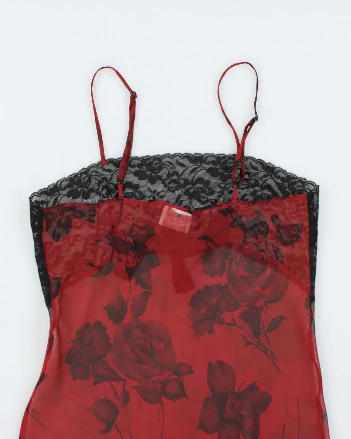 Vintage 90s 00s Lavie En Rose Mesh Slip Dress - M sold by Rokit product image thumbnail 4