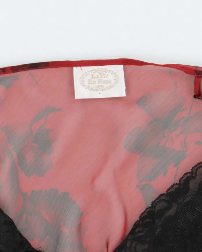 Vintage 90s 00s Lavie En Rose Mesh Slip Dress - M sold by Rokit product image thumbnail 5