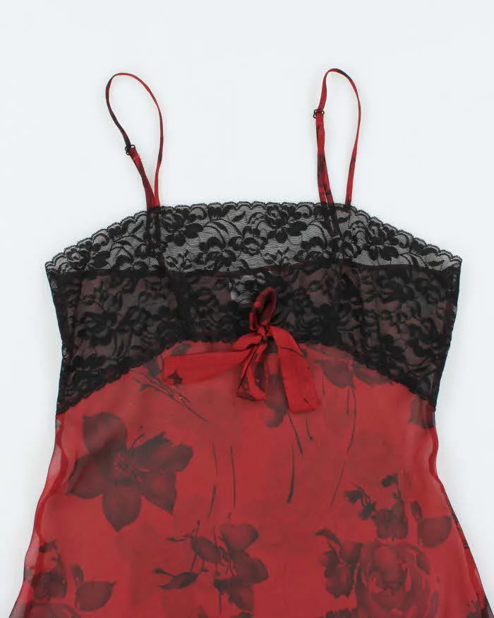 Vintage 90s 00s Lavie En Rose Mesh Slip Dress - M sold by Rokit product image thumbnail 3