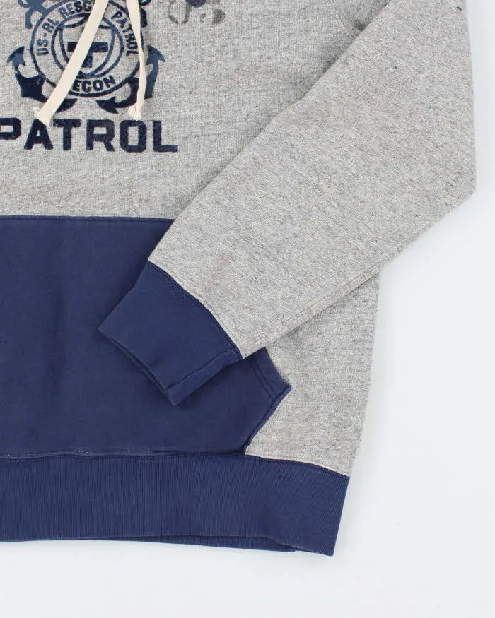 Men's Polo by Ralph Lauren Grey Print Pullover Hoodie - M sold by Rokit product image thumbnail 4