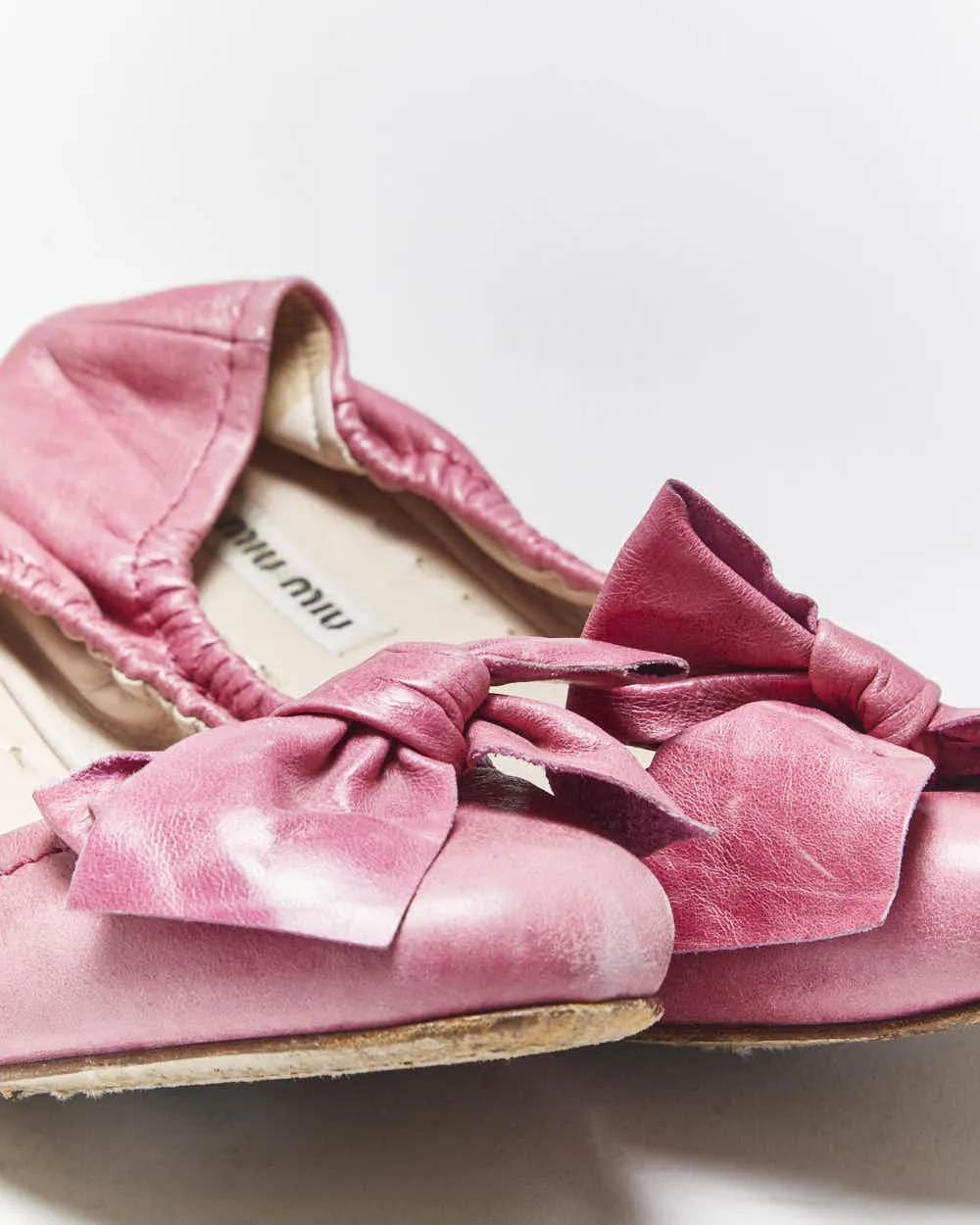 Vintage Miu Miu Bow Ballet Flats - UK3.5 sold by Rokit product image thumbnail 5