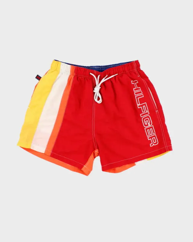 Vintage 90's Tommy Hilifiger Patterned Netted Shorts - S sold by Rokit