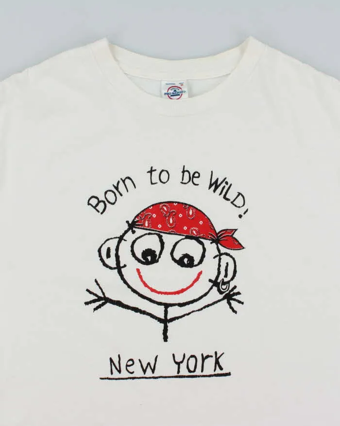 Vintage 90's Born to be Wild! New York Graphic T-Shirt - XL sold by Rokit product image thumbnail 3