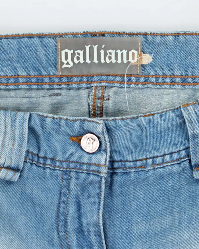 Vintage Y2k 00s Galliano Denim Mini Skirt - XS sold by Rokit product image thumbnail 5