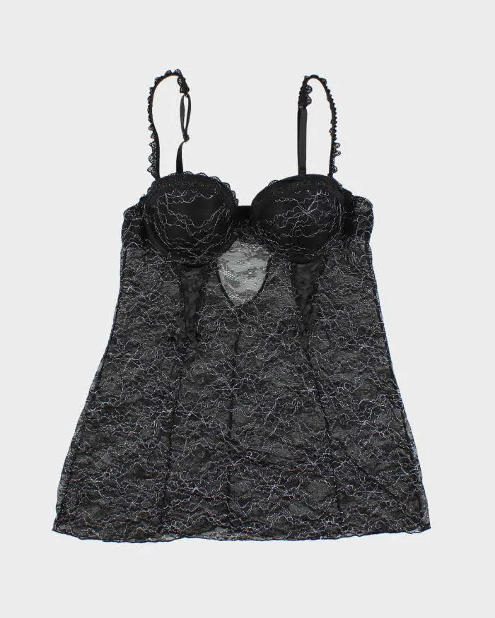Vintage Y2k 00s Jezebel Lace Cami - S sold by Rokit
