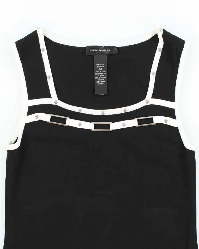 Vintage 90s 00s Cable & Gauge Knit Cami - S sold by Rokit product image thumbnail 3