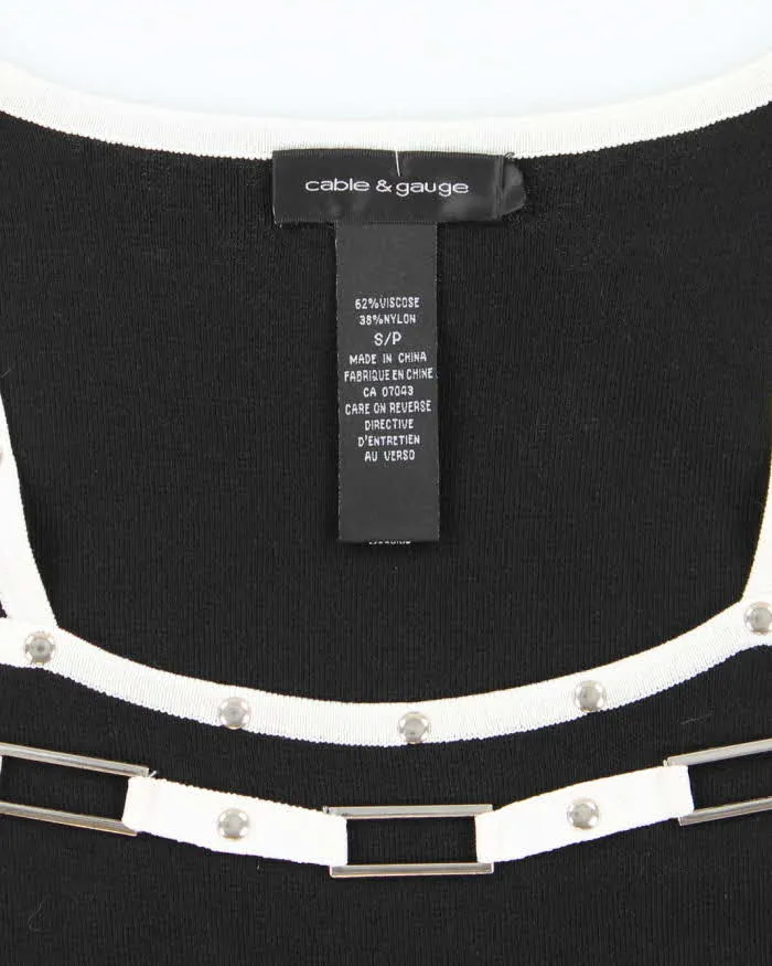 Vintage 90s 00s Cable & Gauge Knit Cami - S sold by Rokit product image thumbnail 5