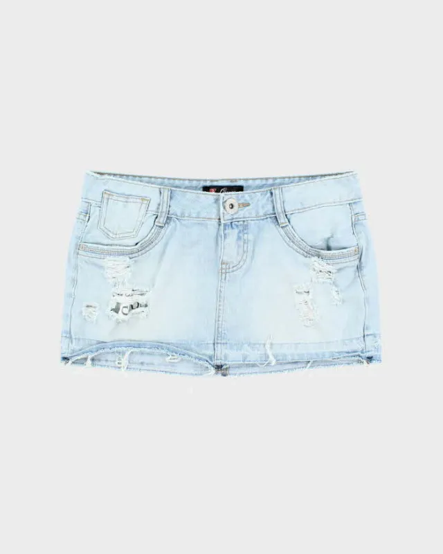 Vintage Y2k 00s Guess Denim Mini Skirt - S sold by Rokit