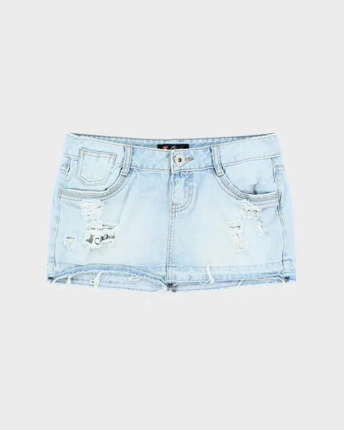 Vintage Y2k 00s Guess Denim Mini Skirt - S sold by Rokit