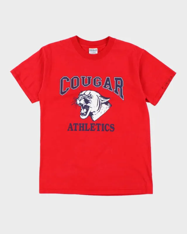 Vintage 2000's Cougar Athletics Graphic T-Shirt - M sold by Rokit