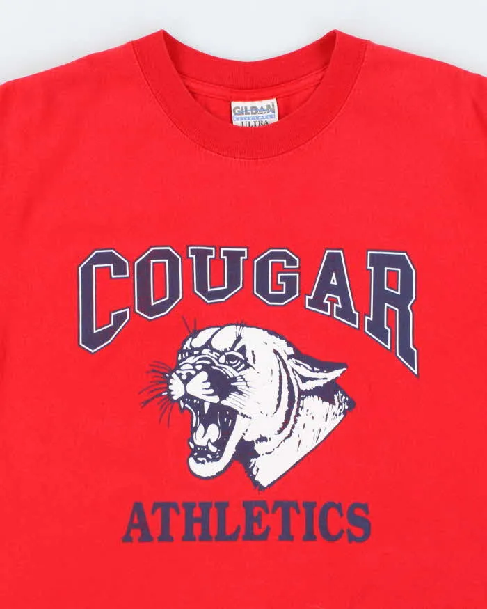 Vintage 2000's Cougar Athletics Graphic T-Shirt - M sold by Rokit product image thumbnail 3