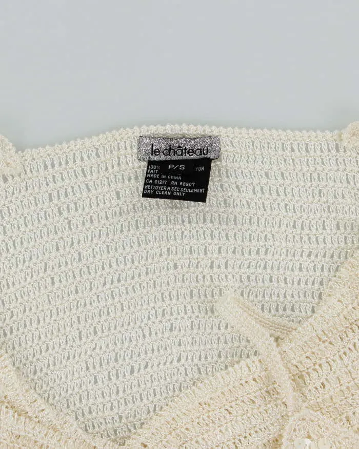 Vintage Y2k 00s Le Chateau Sequin Crochet Cami - S sold by Rokit product image thumbnail 5